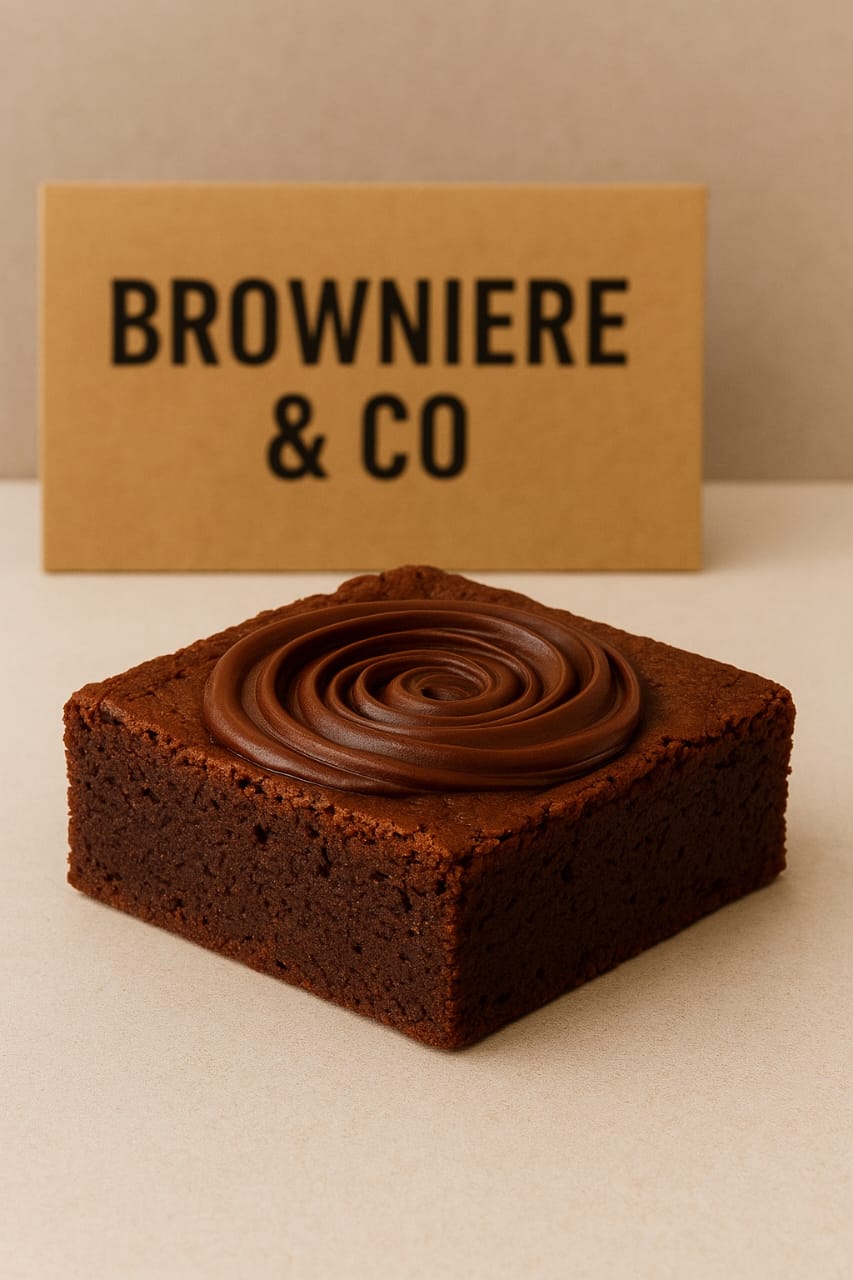 Double chocolate brownie (4pcs)
