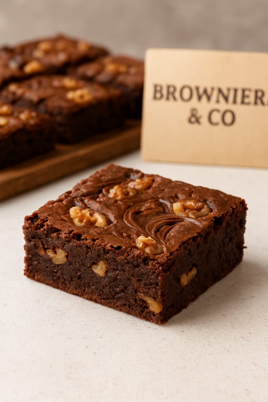 Chocolate Walnut brownie (4pcs)