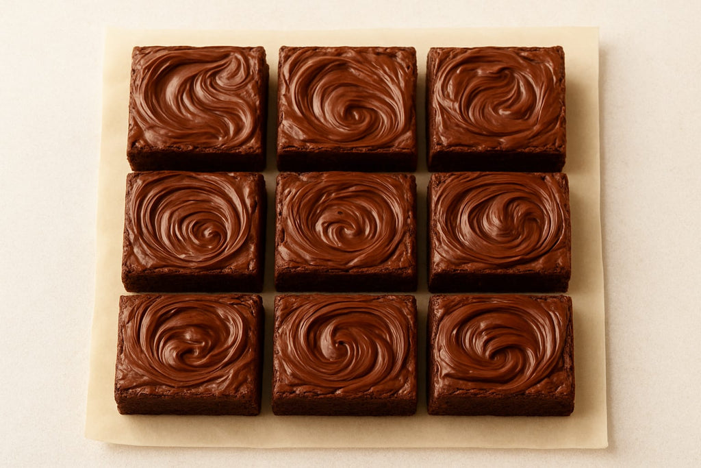 Nutella chocolate brownie (9pcs)