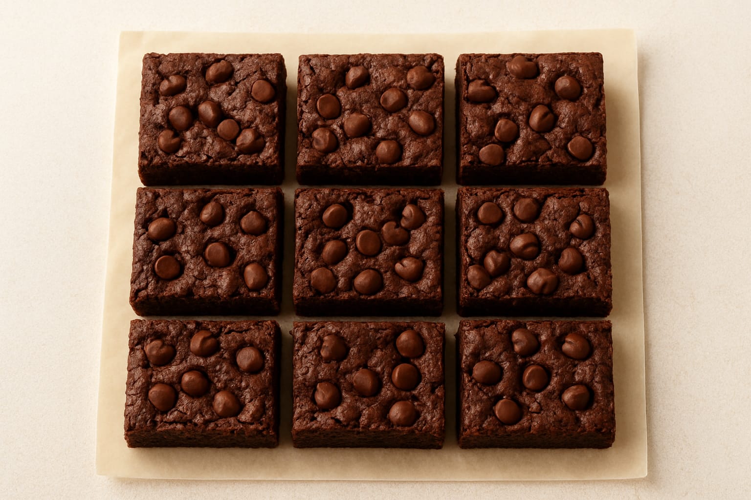 Double chocolate brownie (9pcs)